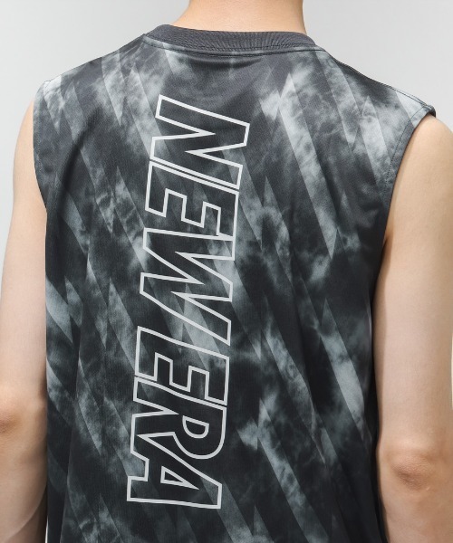NEW ERA(ニューエラ)の「ニューエラ PA SL TECH TEE TIE-DYE BLK(Tシャツ/カットソー・メンズ・ブラック・M/L/LL)」の5枚目の写真