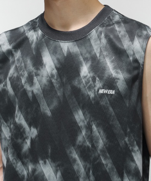 NEW ERA(ニューエラ)の「ニューエラ PA SL TECH TEE TIE-DYE BLK(Tシャツ/カットソー・メンズ・ブラック・M/L/LL)」の7枚目の写真