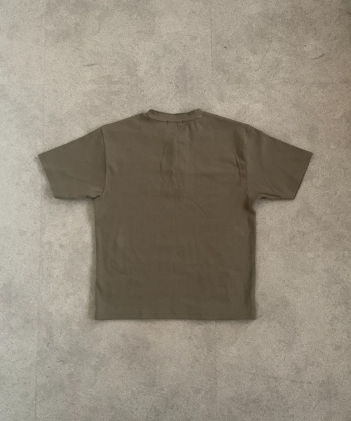 link lot(リンクロット)の「スパンリブヘンリーネックTシャツ(Tシャツ/カットソー・メンズ・ホワイト/カーキ/ブラック・L/M)」の16枚目の写真