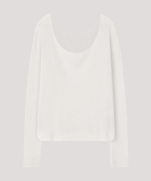 THE LILLE（ザ リル）の「Summer Ribbed Knit_Ivory（ニット/セーター・レディース・その他・FREE）」の2枚目の写真