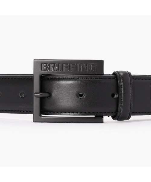 BRIEFING（ブリーフィング）の「【BRIEFING GOLF／ブリーフィングゴルフ】SQUARE BUCKLE LEATHER BELT（ベルト・メンズ・ホワイト/ブラック・FREE）」の6枚目の写真