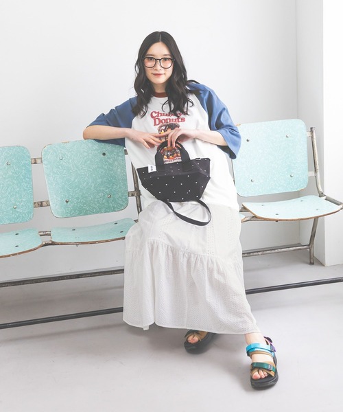 niko and...（ニコアンド）の「コットン刺繍スカート（スカート・レディース・オフホワイト/ブラック・FREE）」の18枚目の写真