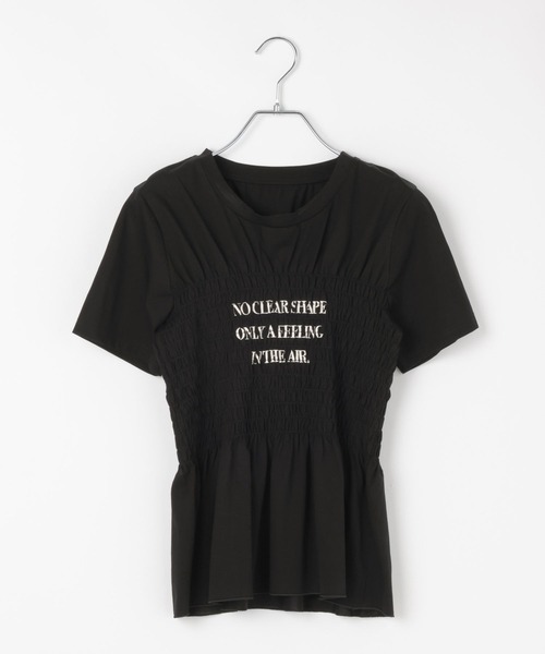 PAGEBOY(ページボーイ)の「ウエストシャーリングロゴT(Tシャツ/カットソー・レディース・ブラック/オフホワイト・FREE)」の13枚目の写真