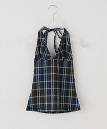 peachy den（ピーチーデン）の「peachy den / ピーチーデン CINDY HALTER TOP（キャミソール）」