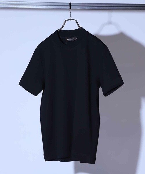 Nowadays by MEN'S BIGI(ナウアデイズバイメンズビギ)の「シルケットスムースクルーネックテーラーTシャツ(Tシャツ/カットソー・メンズ・ホワイト/ブラック/グレー系その他・03/02/04)」の1枚目の写真