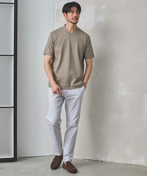 Nowadays by MEN'S BIGI(ナウアデイズバイメンズビギ)の「シルケットスムースクルーネックテーラーTシャツ(Tシャツ/カットソー・メンズ・ホワイト/ブラック/グレー系その他・03/02/04)」の13枚目の写真