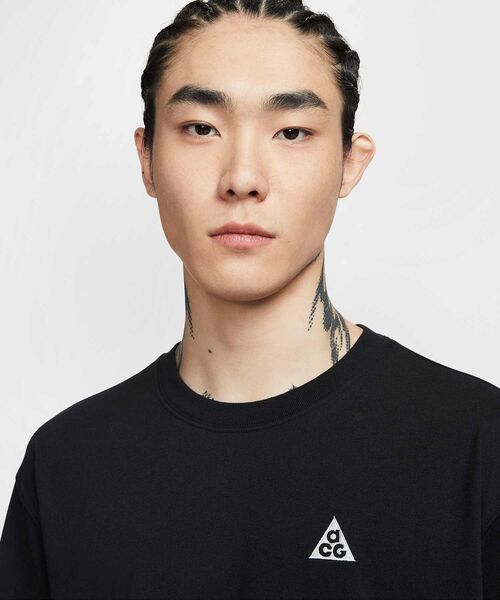 ACG（エィシージー）の「ナイキ ACG メンズ Dri-FIT Tシャツ / Nike ACG Men's Dri-FIT T-Shirt IH1289-010 Black（Tシャツ/カットソー・メンズ・ブラック・XL/S/M/L/2XL）」の4枚目の写真