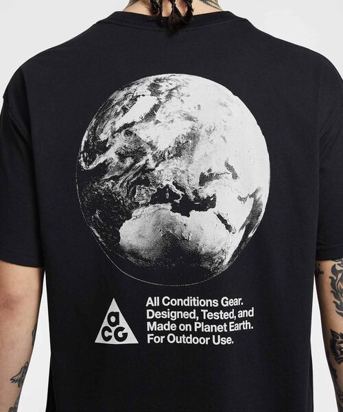 ACG（エィシージー）の「ナイキ ACG メンズ Dri-FIT Tシャツ / Nike ACG Men's Dri-FIT T-Shirt IH1289-010 Black（Tシャツ/カットソー・メンズ・ブラック・XL/S/M/L/2XL）」の6枚目の写真