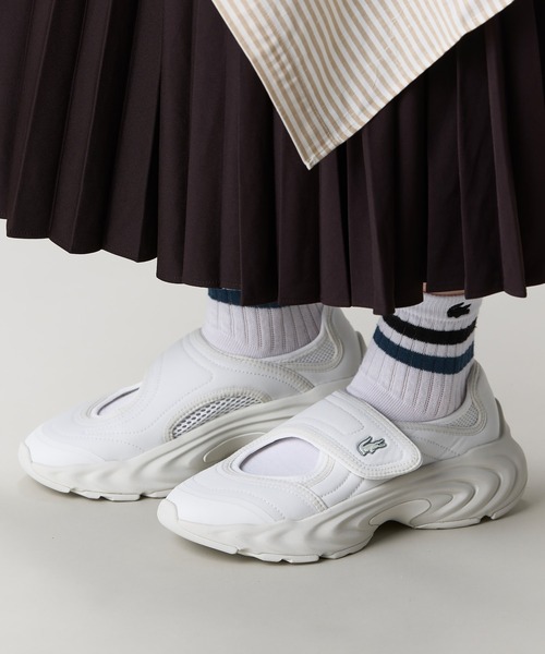 LACOSTE(ラコステ)の「レディース SPINOR SANDAL 1262 SFA 厚底ボリュームソール ストラップスニーカーサンダル(サンダル・レディース・ホワイト/ブラック・23.0cm/23.5cm/22.5cm/25.5cm/24.0cm/24.5cm)」の17枚目の写真