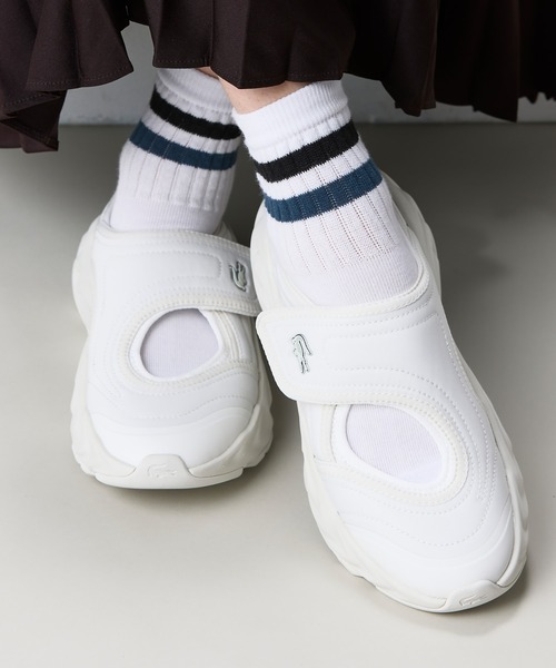 LACOSTE(ラコステ)の「レディース SPINOR SANDAL 1262 SFA 厚底ボリュームソール ストラップスニーカーサンダル(サンダル・レディース・ホワイト/ブラック・23.0cm/23.5cm/22.5cm/25.5cm/24.0cm/24.5cm)」の18枚目の写真