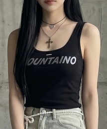 Diable baiser（ディアブルベーゼ）の「ロゴ クロップド タンクトップカットソー / Y2K スポーツMIX（タンクトップ）」