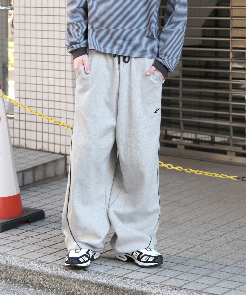 SUPERSUB(スーパーサブ)の「ワイドバギーパイピングパンツ - メランジ(スウェットパンツ・レディース・その他・MEDIUM/LARGE)」の3枚目の写真