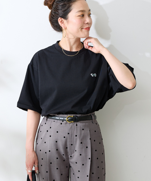 B.C STOCK(ベーセーストック)の「THE FOX / ザ フォックス ex Logo Tee(Tシャツ/カットソー・メンズ・ブラック/A/ホワイト・LARGE/MEDIUM)」の8枚目の写真