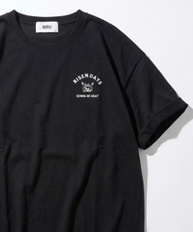 2026SS MRU/エムアールユー オーバーサイズ ワンポイント刺繍半袖Tシャツ レディース メンズ