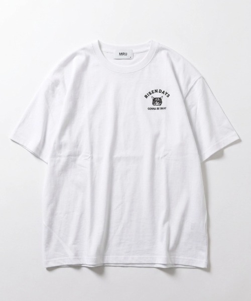 MRU（エムアールユー）の「2026SS MRU/エムアールユー オーバーサイズ ワンポイント刺繍半袖Tシャツ レディース メンズ（Tシャツ/カットソー・メンズ・ホワイト系その他2/ホワイト系その他/ホワイト/ホワイト系その他3/ブラック系その他/ネイビー/ブラック系その他2/ブラック/ブラック系その他3/ホワイト系その他4・L/M/LL）」の11枚目の写真