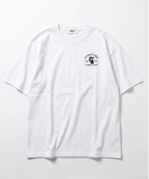 MRU（エムアールユー）の「2026SS MRU/エムアールユー オーバーサイズ ワンポイント刺繍半袖Tシャツ レディース メンズ（Tシャツ/カットソー・メンズ・ホワイト系その他2/ホワイト系その他/ホワイト/ホワイト系その他3/ブラック系その他/ネイビー/ブラック系その他2/ブラック/ブラック系その他3/ホワイト系その他4・L/M/LL）」の13枚目の写真