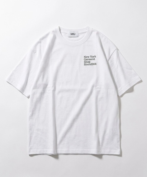 MRU（エムアールユー）の「2026SS MRU/エムアールユー オーバーサイズ ワンポイント刺繍半袖Tシャツ レディース メンズ（Tシャツ/カットソー・メンズ・ホワイト系その他2/ホワイト系その他/ホワイト/ホワイト系その他3/ブラック系その他/ネイビー/ブラック系その他2/ブラック/ブラック系その他3/ホワイト系その他4・L/M/LL）」の14枚目の写真