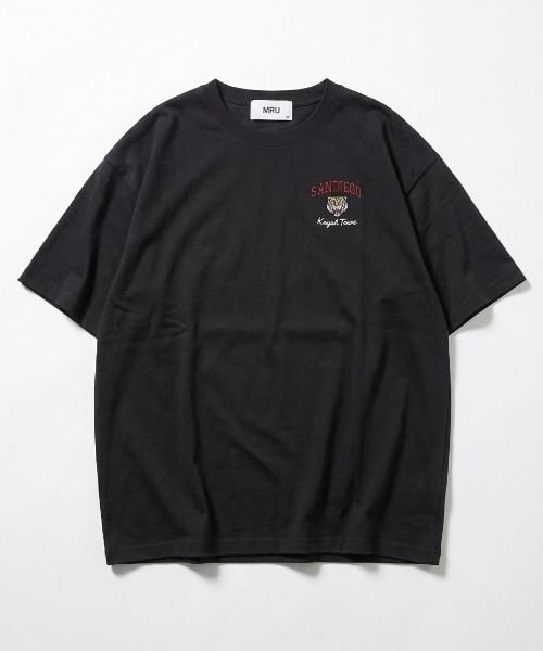 MRU（エムアールユー）の「2026SS MRU/エムアールユー オーバーサイズ ワンポイント刺繍半袖Tシャツ レディース メンズ（Tシャツ/カットソー・メンズ・ホワイト系その他2/ホワイト系その他/ホワイト/ホワイト系その他3/ブラック系その他/ネイビー/ブラック系その他2/ブラック/ブラック系その他3/ホワイト系その他4・L/M/LL）」の17枚目の写真
