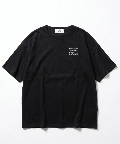 MRU（エムアールユー）の「2026SS MRU/エムアールユー オーバーサイズ ワンポイント刺繍半袖Tシャツ レディース メンズ（Tシャツ/カットソー・メンズ・ホワイト系その他2/ホワイト系その他/ホワイト/ホワイト系その他3/ブラック系その他/ネイビー/ブラック系その他2/ブラック/ブラック系その他3/ホワイト系その他4・L/M/LL）」の19枚目の写真