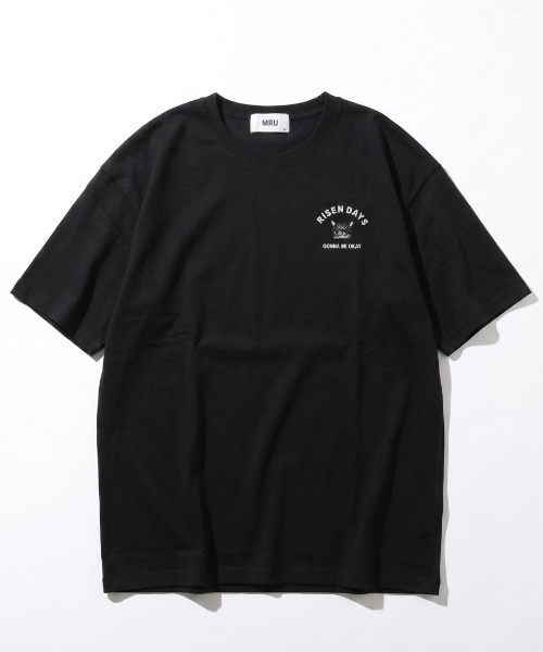 MRU（エムアールユー）の「2026SS MRU/エムアールユー オーバーサイズ ワンポイント刺繍半袖Tシャツ レディース メンズ（Tシャツ/カットソー・メンズ・ホワイト系その他2/ホワイト系その他/ホワイト/ホワイト系その他3/ブラック系その他/ネイビー/ブラック系その他2/ブラック/ブラック系その他3/ホワイト系その他4・L/M/LL）」の18枚目の写真