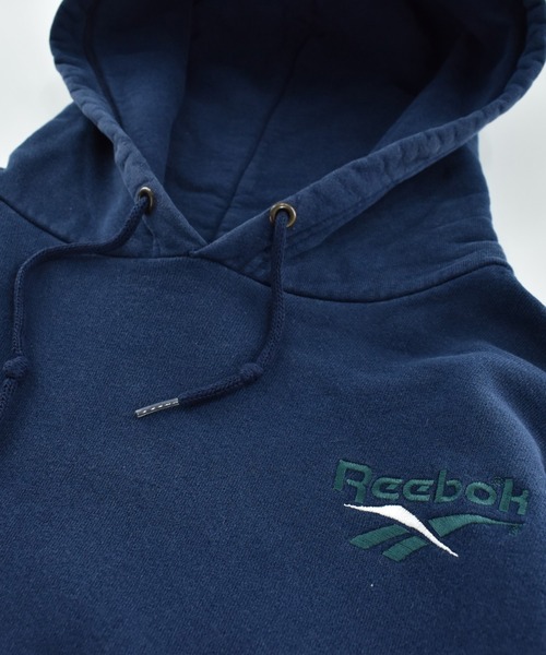 Reebok(リーボック)の「【USED】90’s Reebok ロゴ フーディ USA製(パーカー・メンズ・ネイビー・X-LARGE)」の3枚目の写真