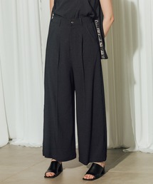 CITY TOKYO | 【CITY TOKYO/シティートウキョウ】Back Satin Georgette Pants/バックサテンジョーゼットパンツ(その他パンツ)