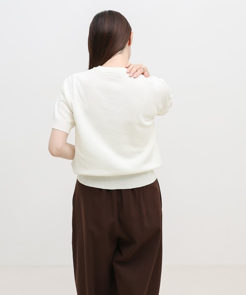 select MOCA(セレクトモカ)の「フロントポケットシンプルカーディガン(カーディガン/ボレロ・レディース・チャコールグレー/ライトピンク/ブルー/アイボリー・FREE)」の21枚目の写真
