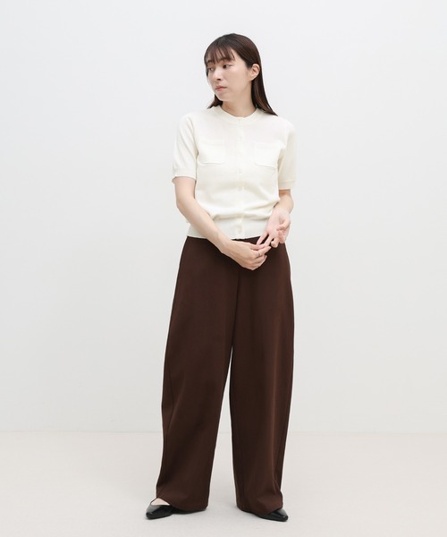 select MOCA(セレクトモカ)の「フロントポケットシンプルカーディガン(カーディガン/ボレロ・レディース・チャコールグレー/ライトピンク/ブルー/アイボリー・FREE)」の20枚目の写真