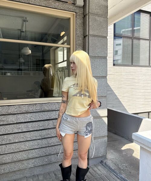 GILAARCHIVE(ギラアーカイブ)の「GLASSES GIRL STRING SHORT_GREY(その他パンツ・レディース・その他・FREE)」の12枚目の写真