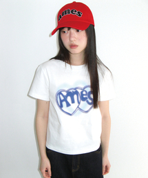 HEART SPRAY TEE WHITE