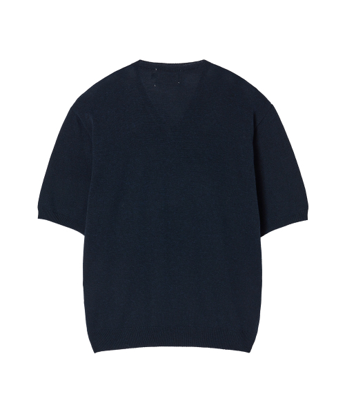 Beyond Closet（-）の「[コレクションライン] ソフトブリーズVネック半袖ニットネイビー（ニット/セーター・メンズ・その他・MEDIUM/LARGE）」の3枚目の写真