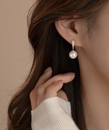 ジルコンパールピアス