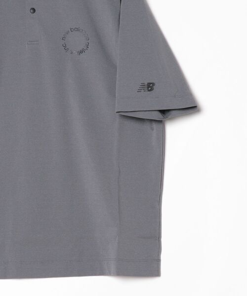 NEW BALANCE(ニューバランス)の「ファンクショナルリラックスドフィットポロシャツ(ポロシャツ・メンズ・ダークグレー/ブラック・SMALL/XX-LARGE/X-LARGE/LARGE/MEDIUM)」の8枚目の写真