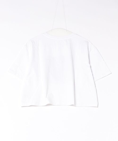 MONO8(モノハチ)の「アートハートプリントワイド半袖Tシャツ(Tシャツ/カットソー・レディース・グレー/モカ/ホワイト・M)」の4枚目の写真