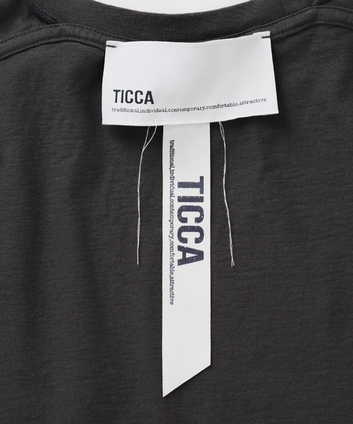 TICCA(ティッカ)の「別注【TICCA / ティッカ】Built TEE(Tシャツ/カットソー・レディース・ブラウン/ホワイト・FREE)」の21枚目の写真