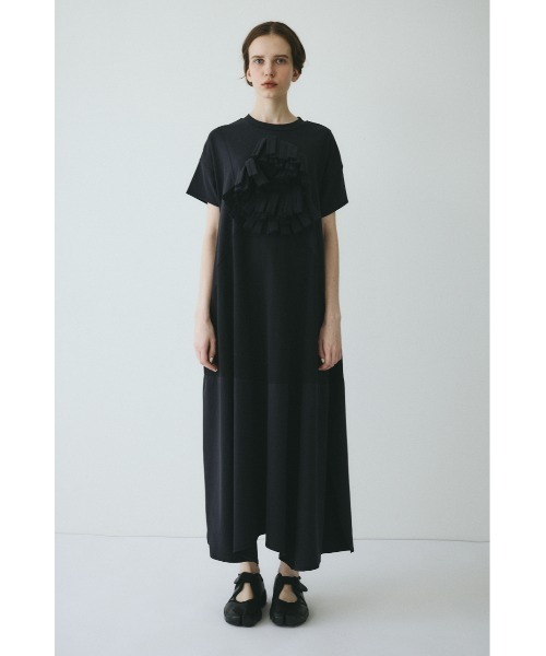 セール】Front ribbon docking dress / フロントリボンドッキング