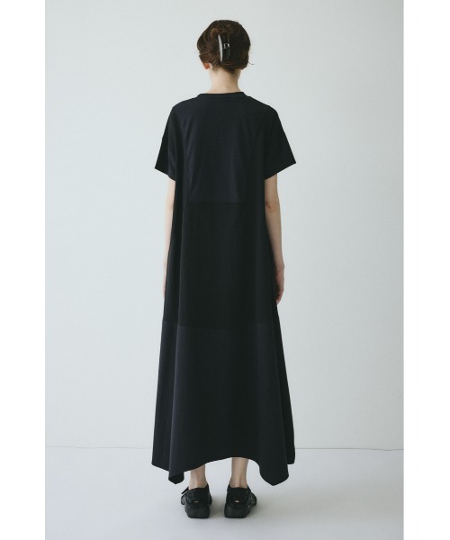 HeRIN.CYE(ヘリンドットサイ)の「Front ribbon docking dress / フロントリボンドッキングドレス(ワンピース・レディース・ブルー/ブラック・FREE)」の7枚目の写真