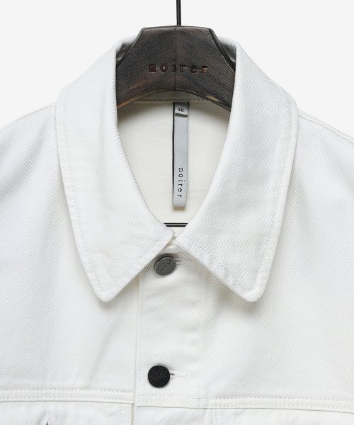 NOIRER（ノイア）の「オーバーサイズクロップデニムジャケット（クリーム）（デニムジャケット・メンズ・その他・48/50/52）」の2枚目の写真