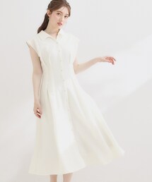 couture brooch | 【洗える】サッカー シャツワンピース(ワンピース)