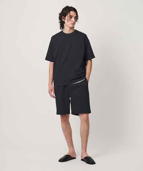 BEAUTY&YOUTH UNITED ARROWS（ビューティーアンドユースユナイテッドアローズ）の「Air Dobby ワイドテーパード クルーネック Tシャツ ヨコストレッチ 吸水速乾 ウォッシャブル（Tシャツ/カットソー・メンズ・ダークブラウン/ライトグレー/ブラック・XL/L/S/M）」の6枚目の写真