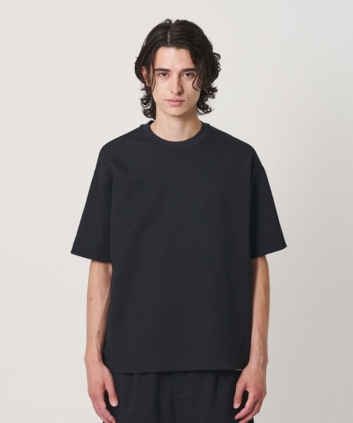 BEAUTY&YOUTH UNITED ARROWS（ビューティーアンドユースユナイテッドアローズ）の「Air Dobby ワイドテーパード クルーネック Tシャツ ヨコストレッチ 吸水速乾 ウォッシャブル（Tシャツ/カットソー・メンズ・ダークブラウン/ライトグレー/ブラック・XL/L/S/M）」の17枚目の写真