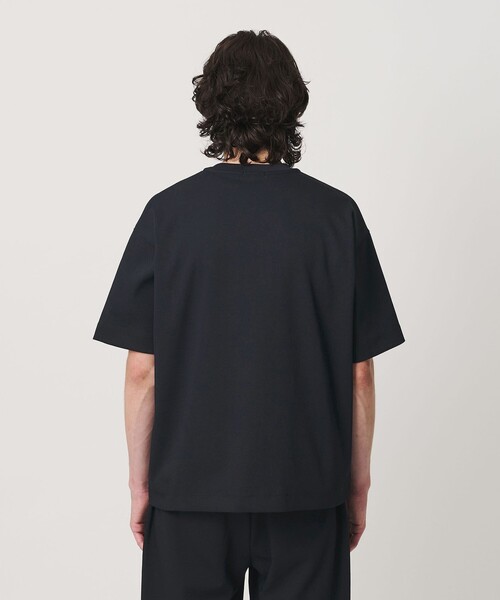 BEAUTY&YOUTH UNITED ARROWS（ビューティーアンドユースユナイテッドアローズ）の「Air Dobby ワイドテーパード クルーネック Tシャツ ヨコストレッチ 吸水速乾 ウォッシャブル（Tシャツ/カットソー・メンズ・ダークブラウン/ライトグレー/ブラック・XL/L/S/M）」の19枚目の写真