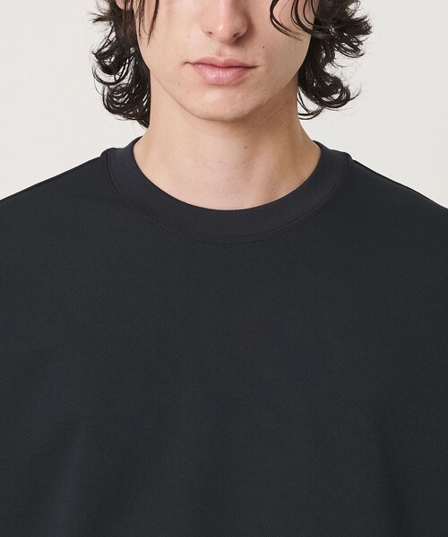 BEAUTY&YOUTH UNITED ARROWS（ビューティーアンドユースユナイテッドアローズ）の「Air Dobby ワイドテーパード クルーネック Tシャツ ヨコストレッチ 吸水速乾 ウォッシャブル（Tシャツ/カットソー・メンズ・ダークブラウン/ライトグレー/ブラック・XL/L/S/M）」の20枚目の写真
