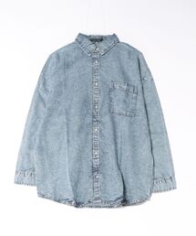 リヨセルデニムベーシックシャツ