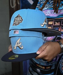 HOMEGAME（ホームゲーム）の「ニューエラ【NEW ERA】- Atlanta Braves 1999 World Series Sky Blue/Navy 59Fifty New Era（キャップ）」