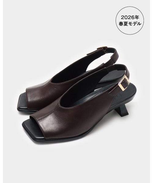 fitfit(フィットフィット)の「ストレッチヒールカップサンダル220(サンダル・レディース・ダークブラウン/ブラック・25.0cm/24.5cm/24cm/23.5cm/23cm/22.5cm/22cm)」の10枚目の写真