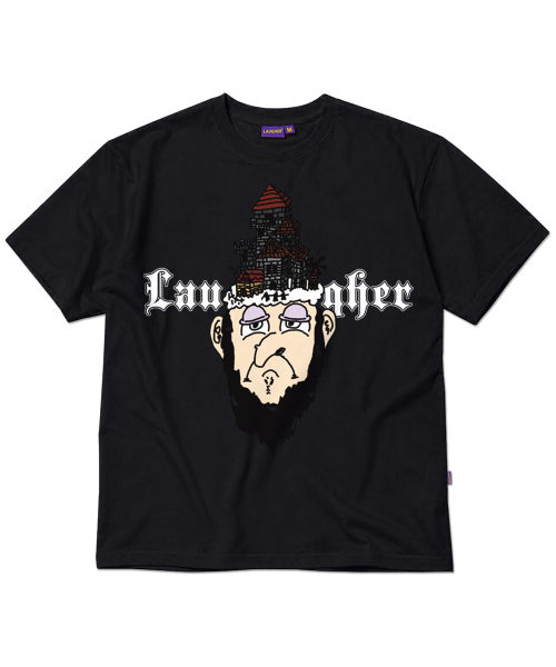 LAUGHER(ラファー)の「ハラピュータTシャツ - ブラック(Tシャツ/カットソー・レディース・ブラック・MEDIUM/LARGE/X-LARGE)」の1枚目の写真