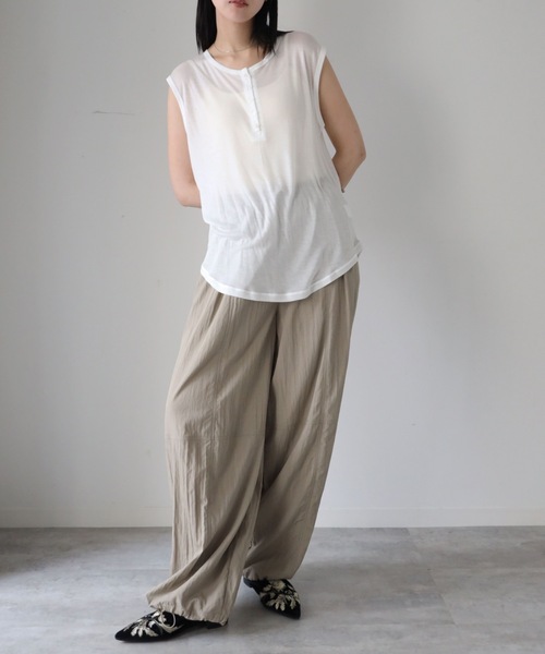 model：164cm. 着用サイズ：FREE