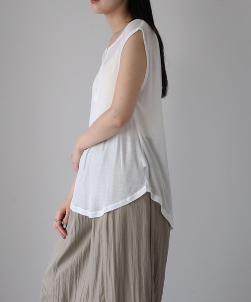 model：164cm. 着用サイズ：FREE