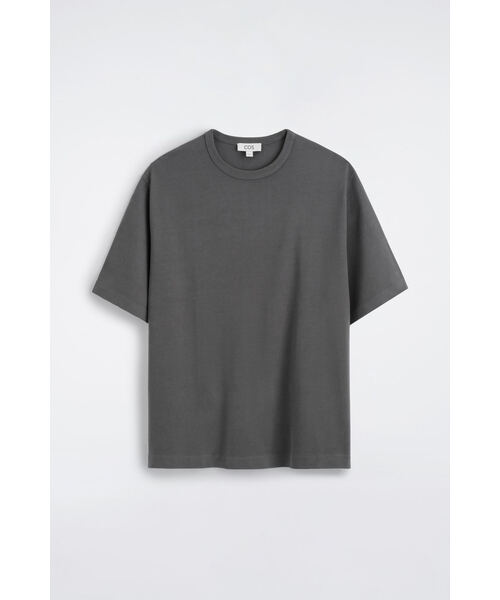 COS(コス)の「リラックス ウォッシュド コットンTシャツ(Tシャツ/カットソー・メンズ・グリーン/チャコール/ライトブルー・XL/S/M/L/XS)」の14枚目の写真